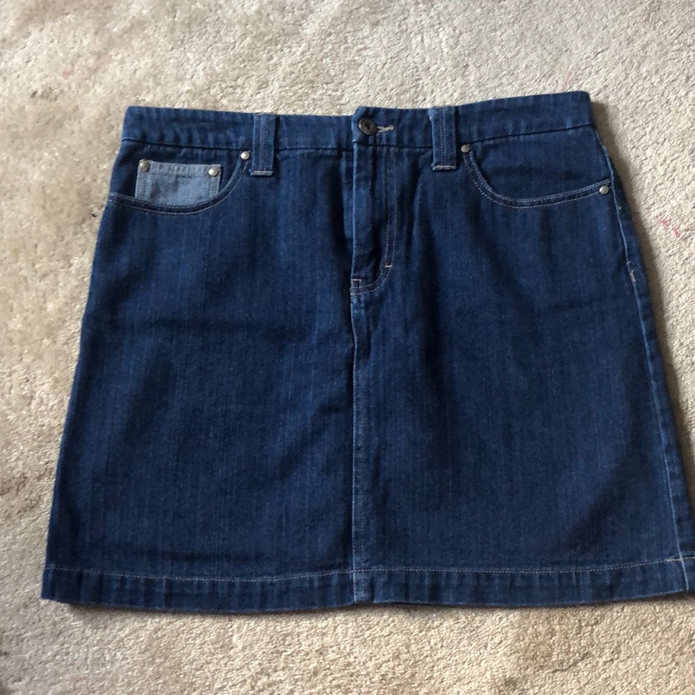 tommy hilfiger denim skirt, pre- owned